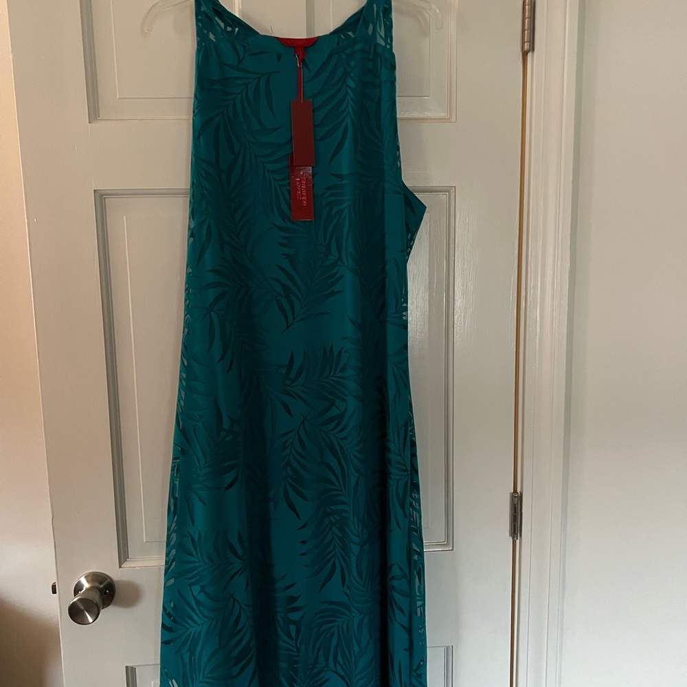 Jennifer Lopez SZ XL NWT tropical print dress
